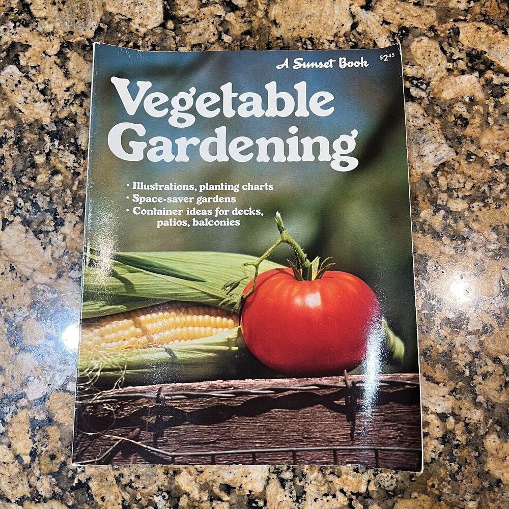 Vintage Vegetable Gardening Book Paperback 1977